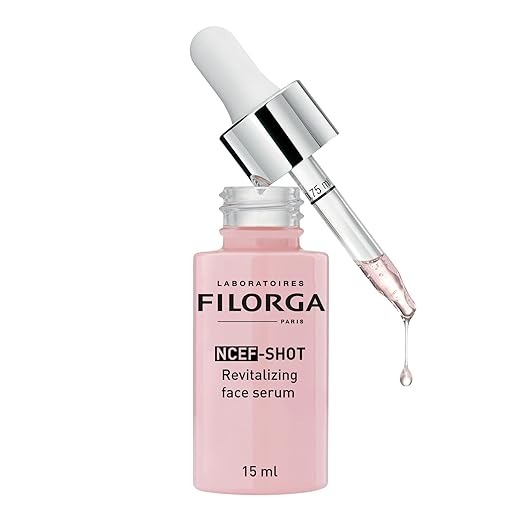 Filorga NCEF-Shot Anti-Aging Serum, Concentrated Wrinkle Reducing Treatment for Radiant &amp; Firm Skin in 10 Days