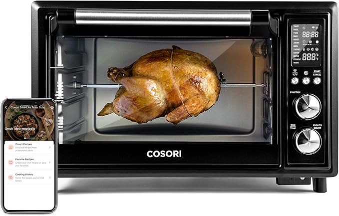 COSORI Air Fryer Toaster Oven Combo 13-in-1, 32Qt APP &amp; Voice Control Convection Oven Countertop, Bake, Broil, Roast, Dehydrate, Sous Vide, 134 Recipes
