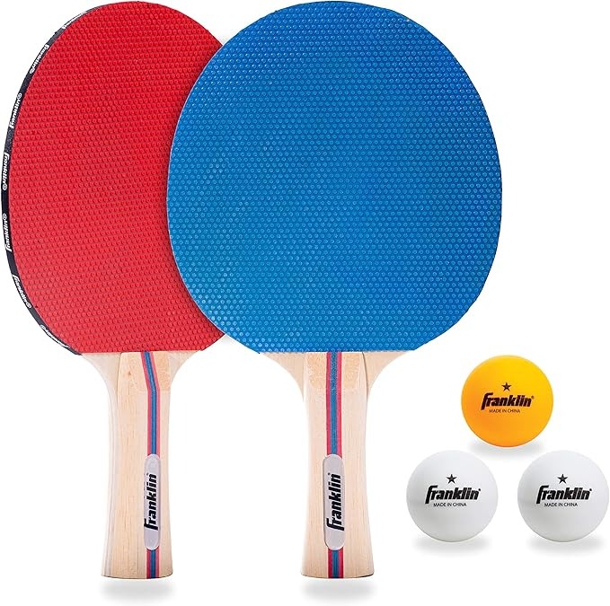 Franklin Sports Ping Pong Paddle Set with Balls - 2 Player &amp; 4 Player Table Tennis Paddle Kit - Full Ping Pong Starter Kit